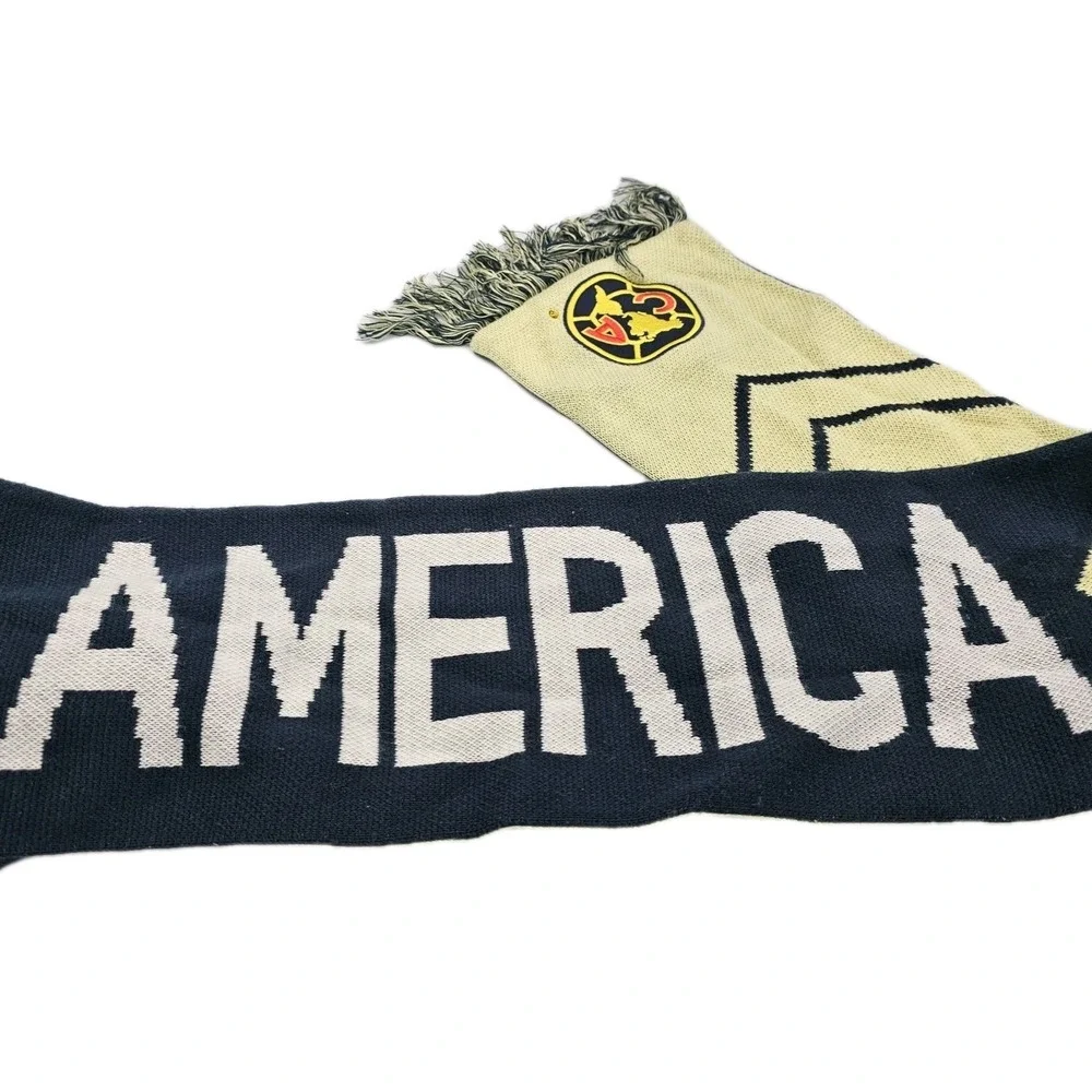 Club America Nike Reversible Soccer Scarf Liga MX Fan Gear Team Colors FIFA